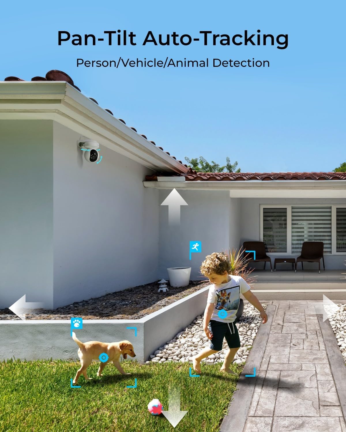 Kamera Keamanan Rumah Luar Rua - Smart Home Video ulasan dan harga
