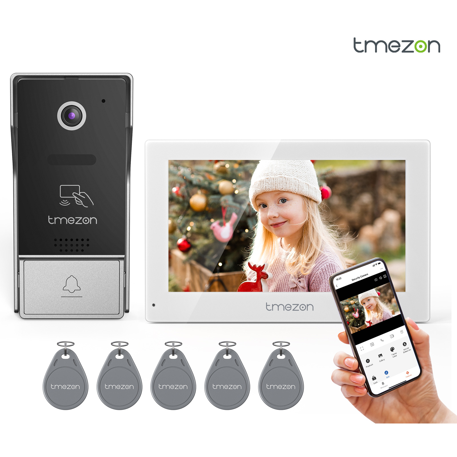 Sistem Interkom Video Pintar W - Smart Home Video Doorbell App ulasan dan harga