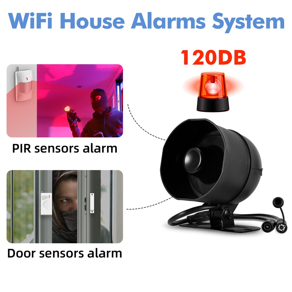 KERUI 120db Sistem Alarm Siren - Home Automation Kit ulasan dan harga