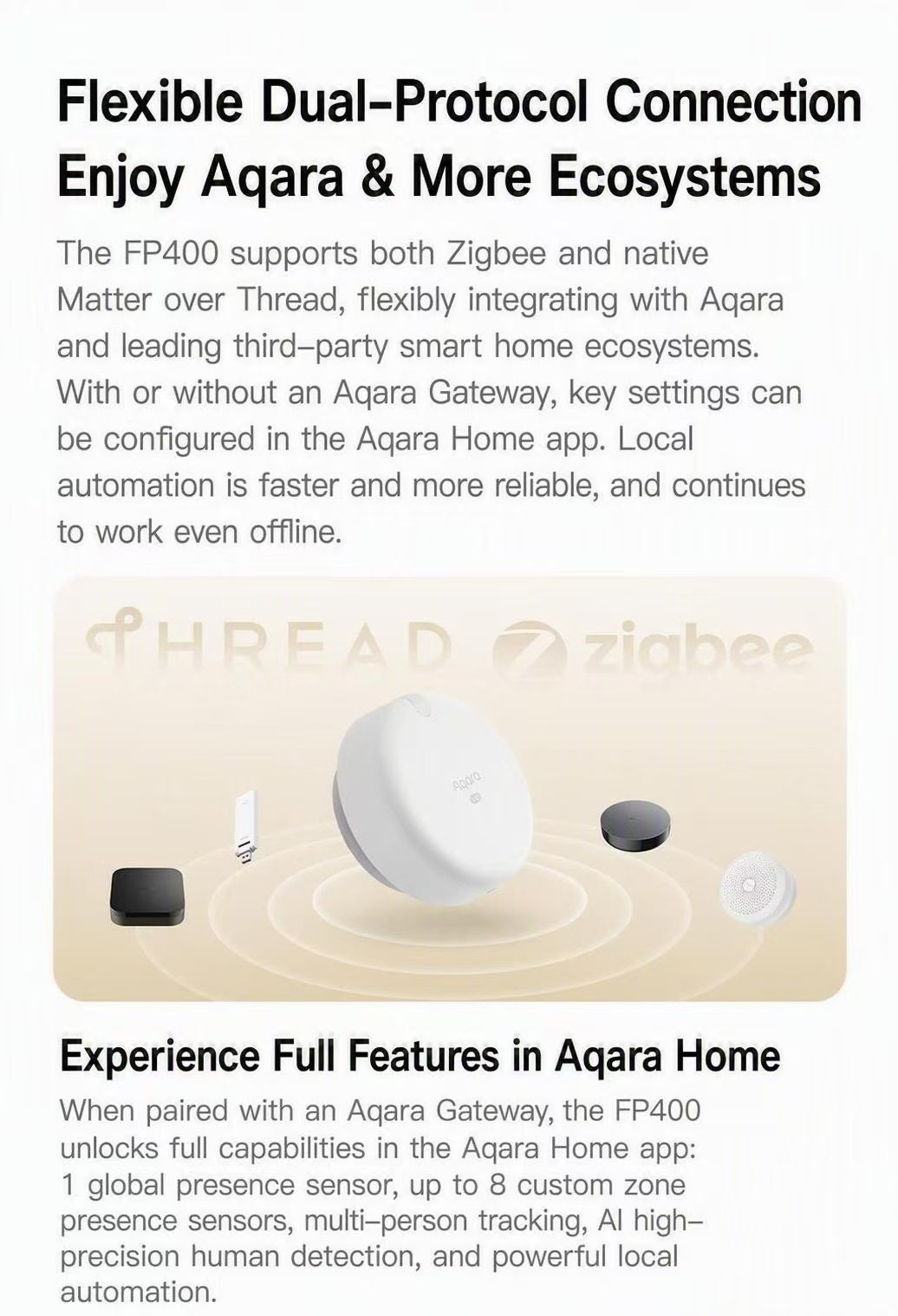 Aqara FP400 AI Sensor Kehadira - Smart Home For Windows ulasan dan harga