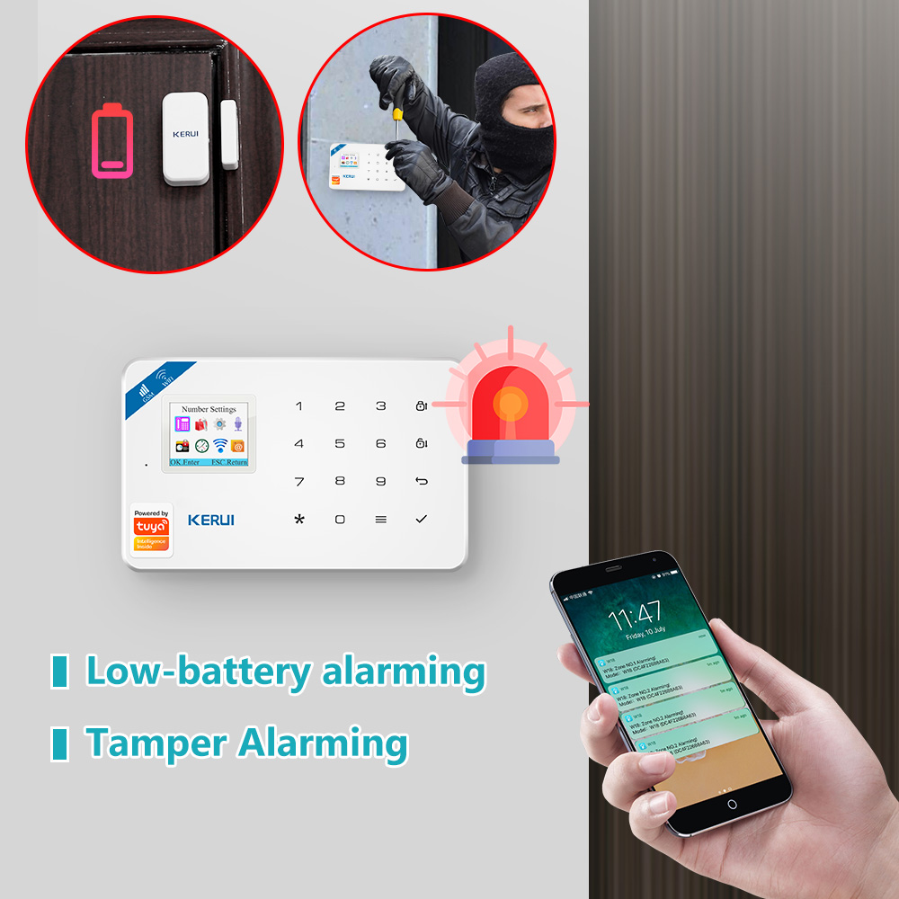 KERUI W181 detektor gerak cerd - Smart Home Automation System ulasan dan harga