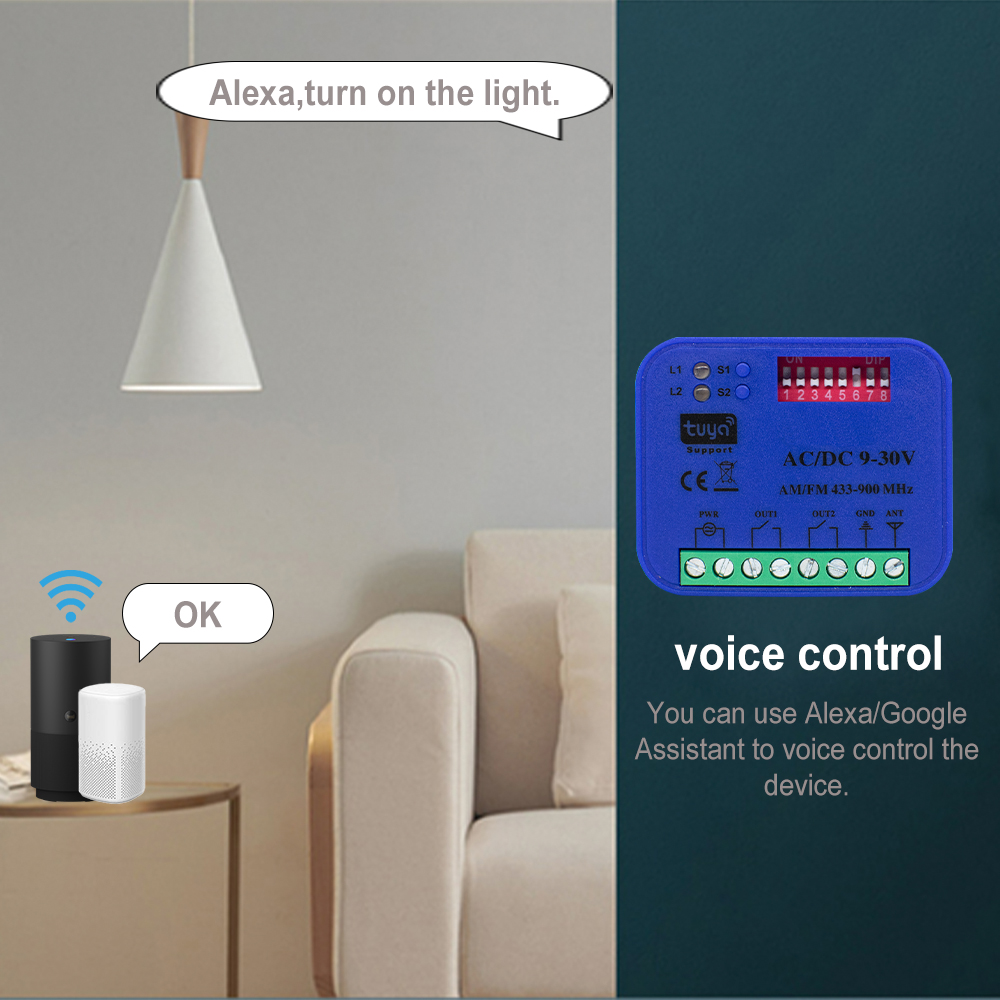 2CH 433-868MHz WiFi Pembuka Pi - Smart Garage Door Opener ulasan dan harga