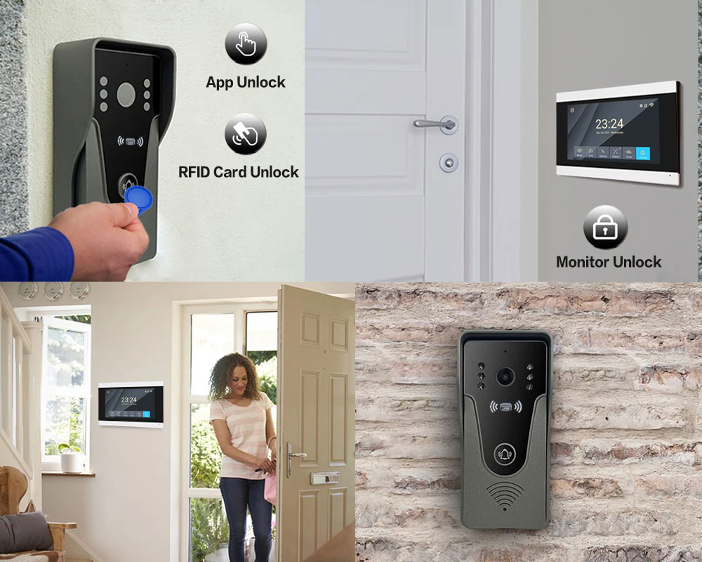 Tuya bel pintu nirkabel layar  - Smart Home Video Doorbell App ulasan dan harga