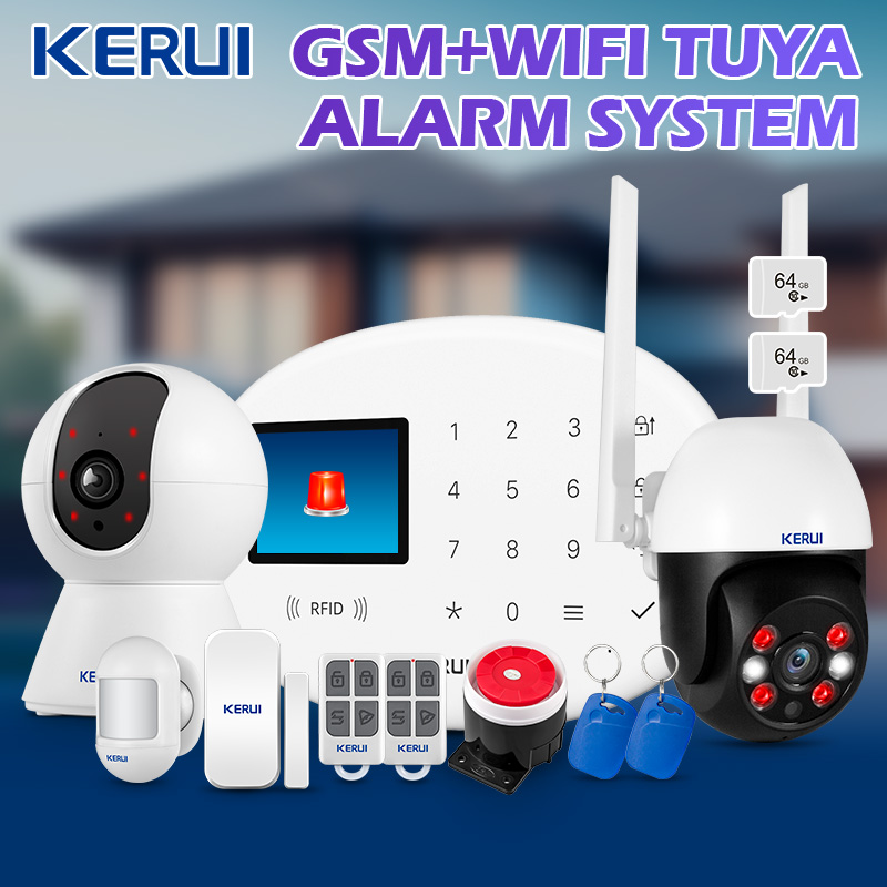 KERUI Tuya Kit Alarm Rumah Nir - Home Automation Kit ulasan dan harga