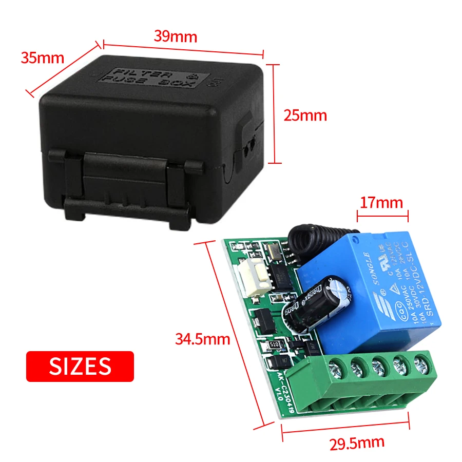 DC12V 1CH 10A Pemancar Penerim - Smart Garage Door Opener ulasan dan harga