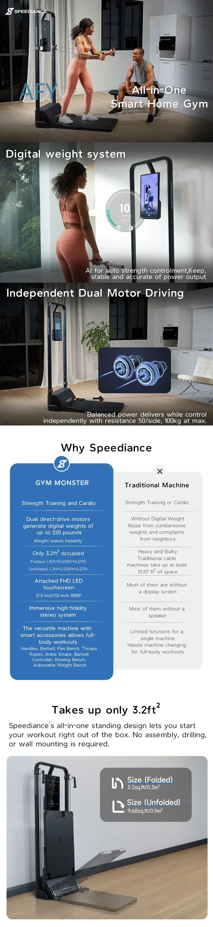 Cermin Gym Pintar untuk Kebuga - Smart Home Gym Mirror ulasan dan harga