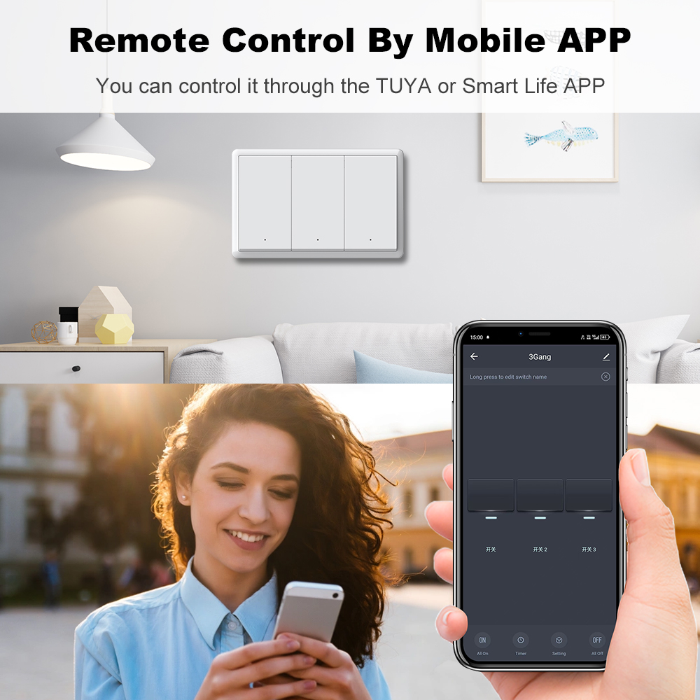 MANHOT ZigBee3.0 Smart Switch  - Smart Home Internet ulasan dan harga