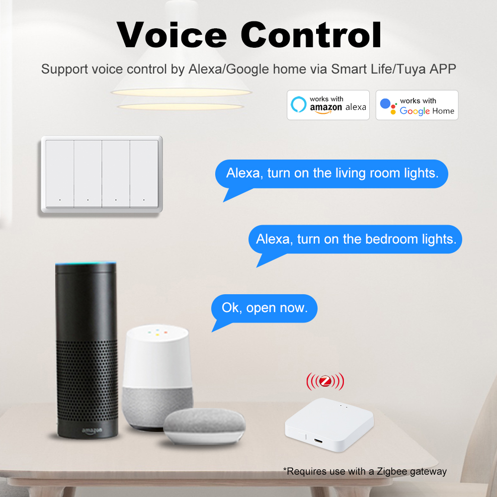 MANHOT ZigBee3.0 Smart Switch  - Smart Home Internet ulasan dan harga