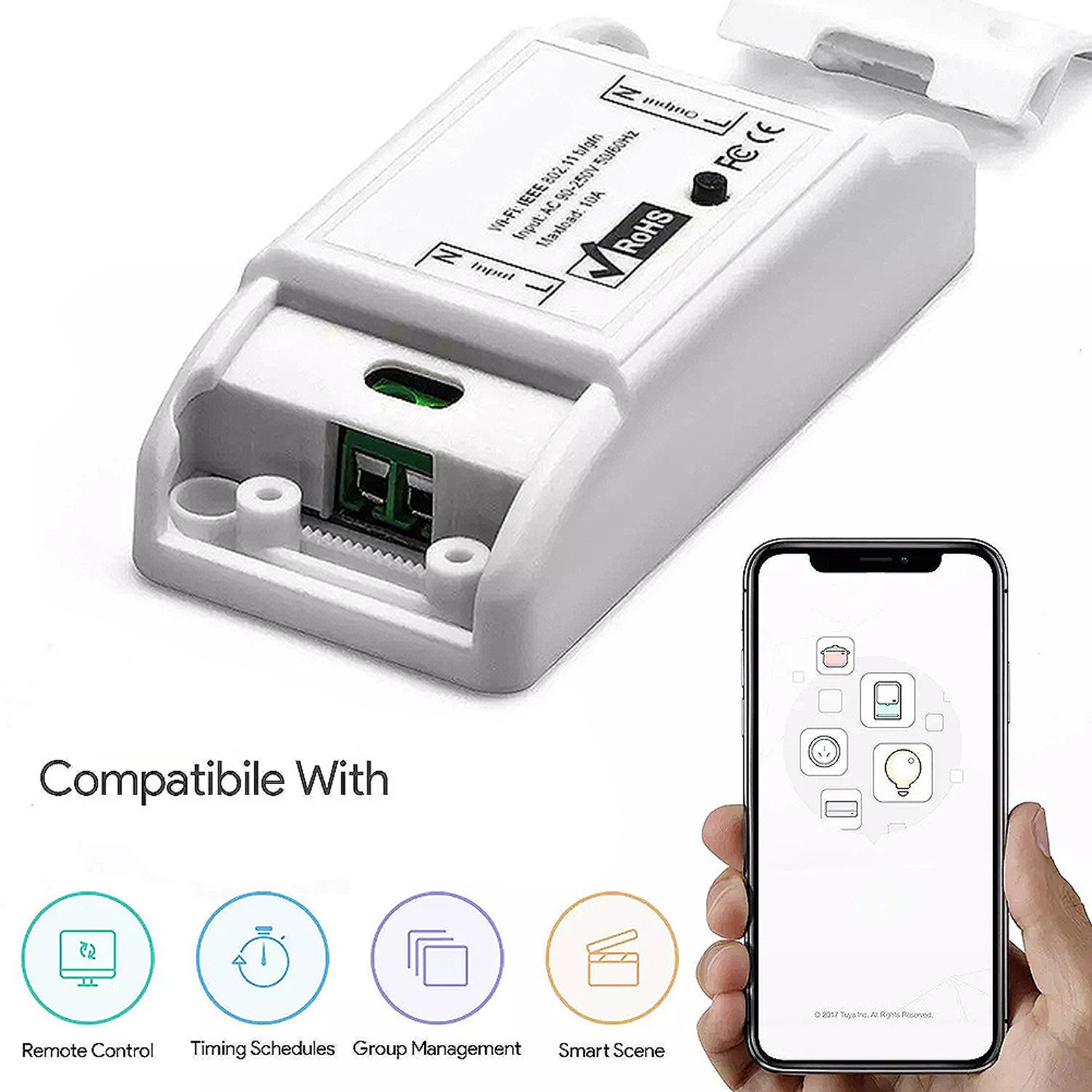 1 buah Sakelar Pintar WiFi, Ko - Smart Home Lighting Control ulasan dan harga