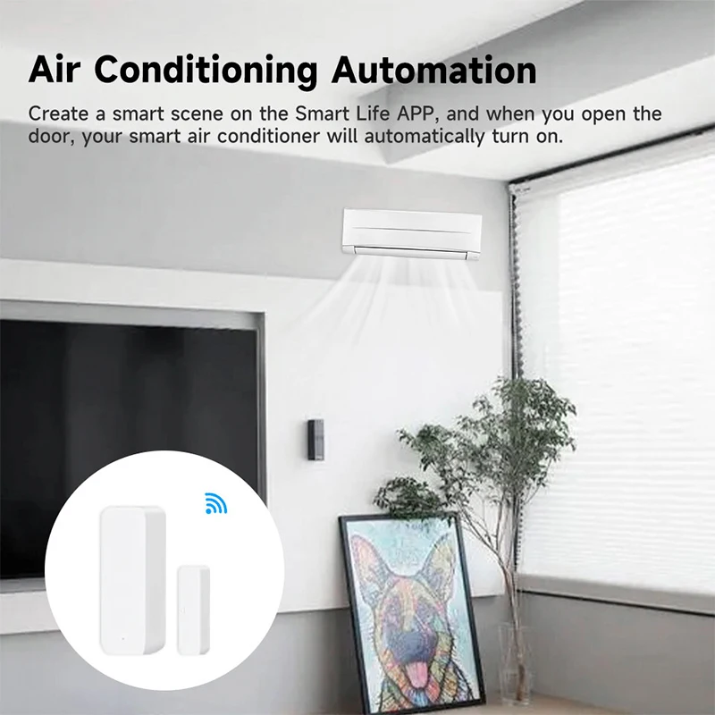 Tuya WiFi Sensor Pintu Pintar  - Smart Home Automation System ulasan dan harga