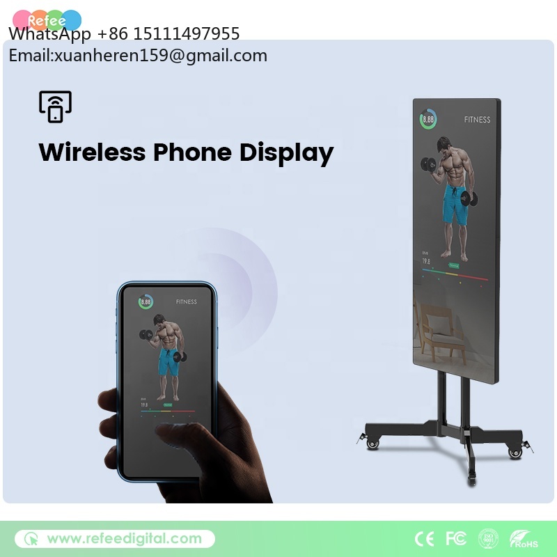 Cermin Pelatih Pribadi Layar S - Smart Home Gym Mirror ulasan dan harga