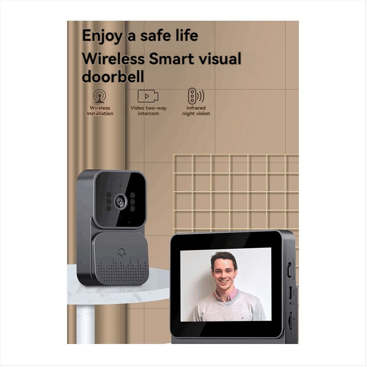 AU47 – Kamera Interkom Video B - Smart Home Video ulasan dan harga