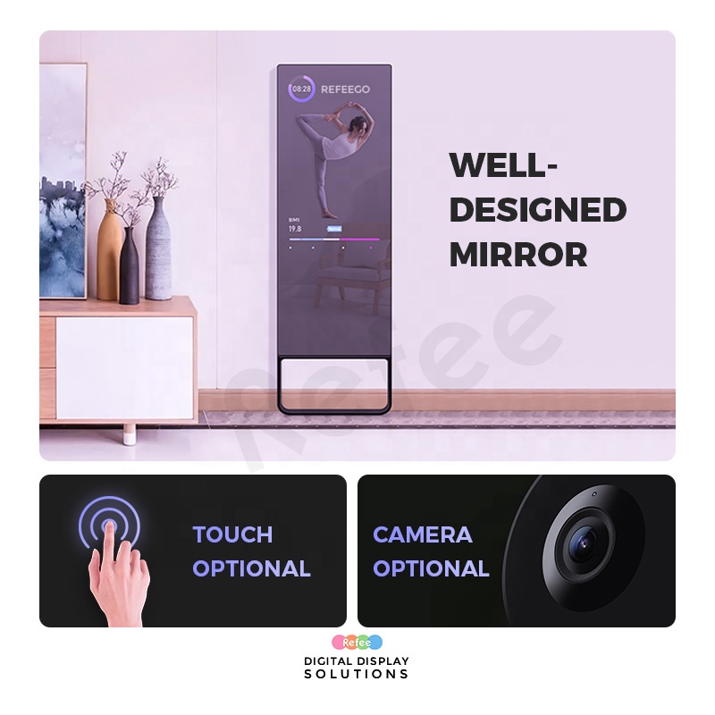 Cermin Digital Pintar untuk Ru - Smart Home Gym Mirror ulasan dan harga